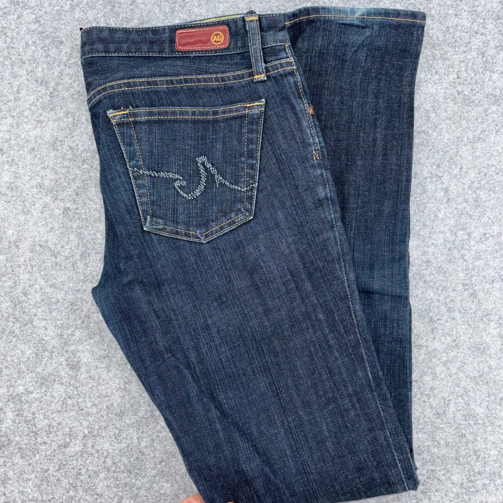 AG Adriano Goldschmied The Stilt Slim Cigarette Jeans Dark Wash 29R Made in USA